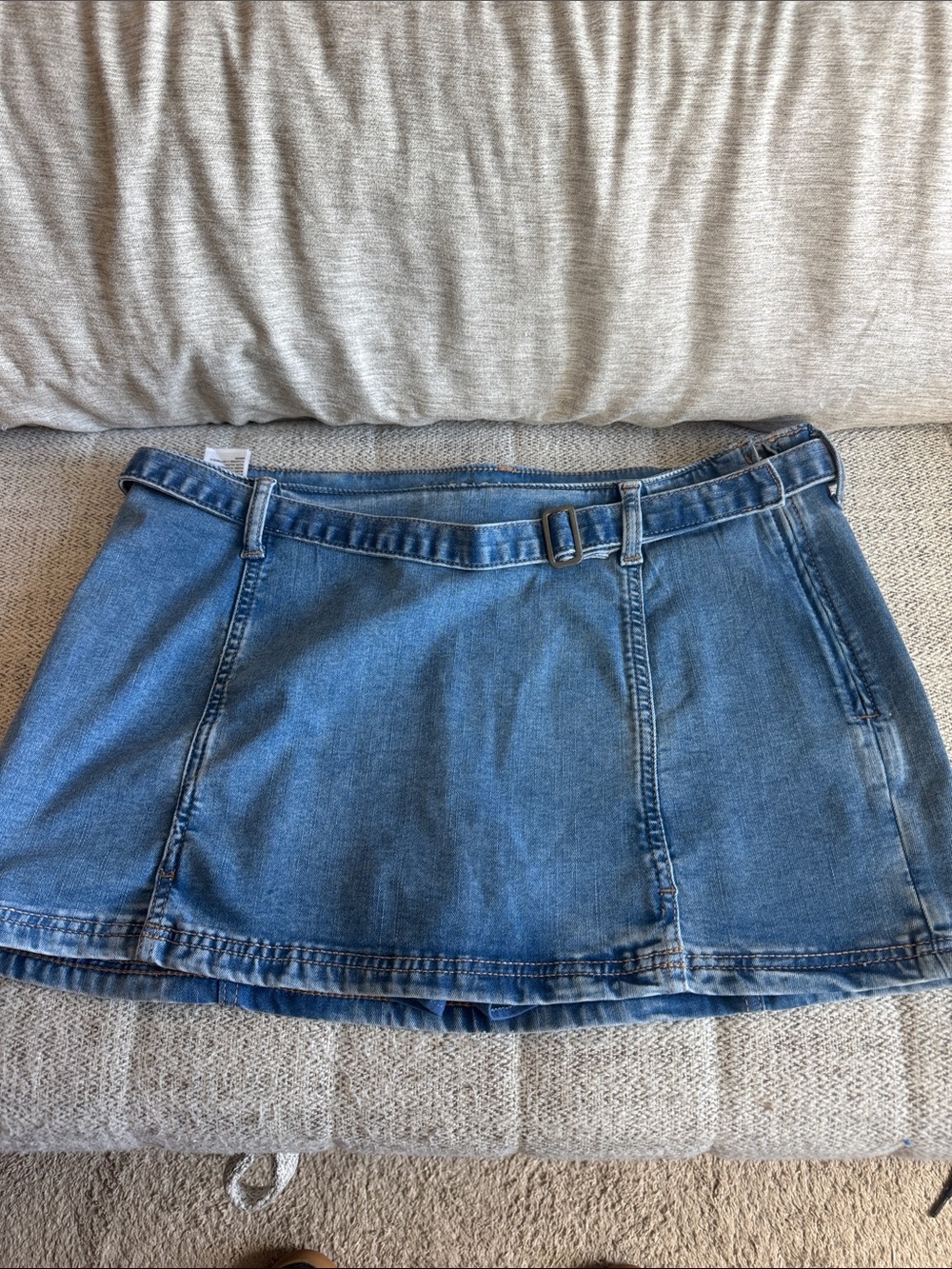 NWT American Eagle Blue Denim Mini Skirt
